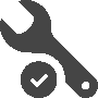 preventative maintenance icon black